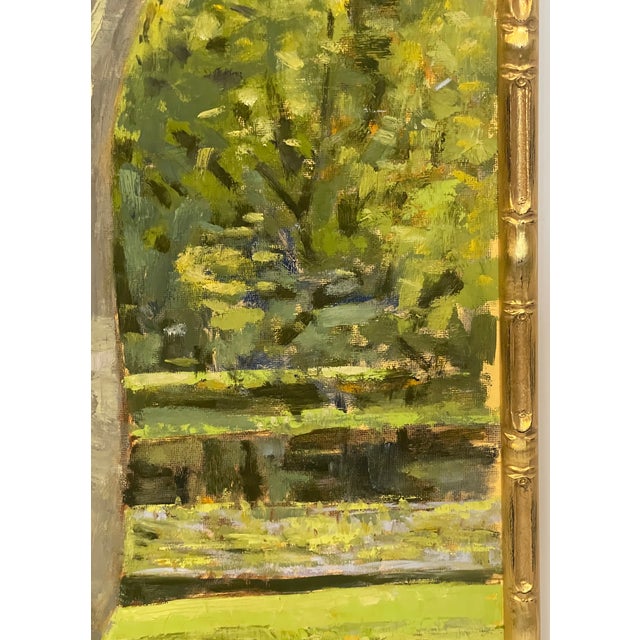 Landscape Oil Painting on Canvas Board, Trees of Florida, Signed For Sale In West Palm - Image 6 of 11