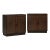 Mid-Century Modern Mahogany Basketweave Cabinets Side Tables Att. To Lane - Pair For Sale