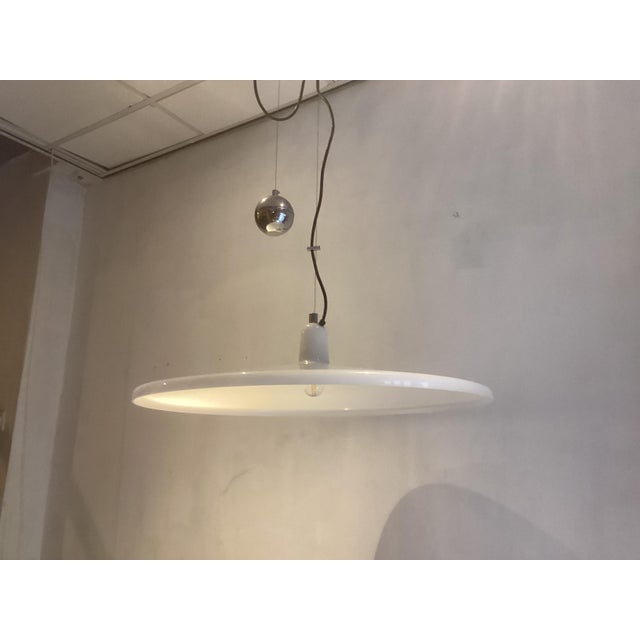 Guzzini Large Manta Pendant by Franco Bresciani for Guzzini, 1970s For Sale - Image 4 of 11