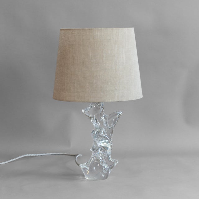 Mid-Century Modern Mid-Century Modern Glass Table Lamp, 1960 For Sale - Image 3 of 8