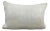 Turkish Vintage White Hemp Ethnic Lumbar Pillow For Sale