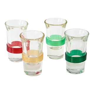 1950's Mid-Century Modern Shot Glasses - Set of 4 For Sale