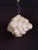 Vintage White Alabaster and Murano Disc Chandelier from Mazzega, Venice, Italy, 1981 For Sale - Image 4 of 9