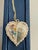2000 - 2009 Vintage 14 Kt Y Gold Heart Happy Birthday Pendant + Emerald + Sapphire + Chain For Sale - Image 5 of 18