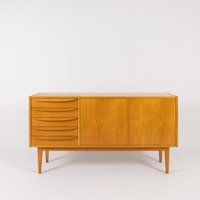602/K Sideboard by F. Ehrlich for DW Hellerau, 1960s For Sale - Image 9 of 9