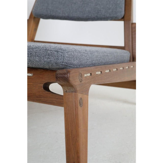 Mid-Century Hunting Chair by Heinz Heger for PGH Erzgebirgisches Kunsthandwerk Annaberg-Buchholz, 1960s For Sale - Image 6 of 18