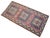 1970s 1970s Hand Knotted Door Mat, Entryway Rug, Bath Mat, Kitchen Decor, Small Rug, Turkish Rug - 1′10″ × 3′10″ For Sale - Image 5 of 13