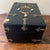 Wood Parisian Zimmer’s House Black Lacquered Wood Napoleon III Box For Sale - Image 7 of 11