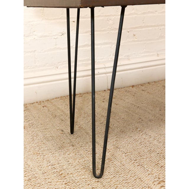 Vintage Mid-Century Modern Mosaic Tile Coffee Table With Hairpin Legs For Sale - Image 10 of 10