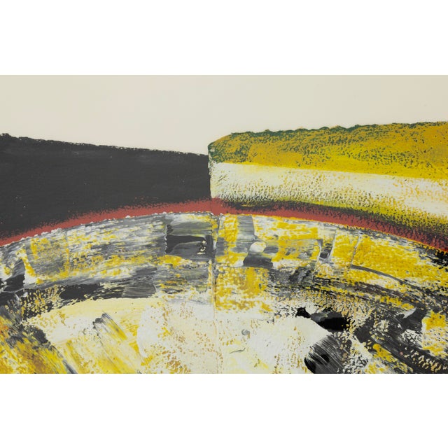 Paper Perez Celis New York 1990 Signed Painting on Paper Abstract Expressionism Framed For Sale - Image 7 of 8