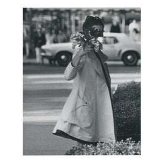 Jackie Onassis, Black and White Photograph, 1960s For Sale