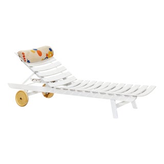 Vintage Garden Sun Bed by Carlo Hauner, 1960s For Sale