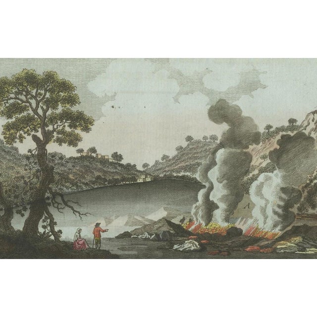 Paper Bertuch, Volcanic Eruptions and Ships, 1800, Engraving For Sale - Image 7 of 10