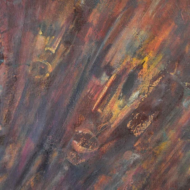 Bruno Fantini, Abstract Composition, 2000s, Oil Painting on Canvas, Framed For Sale - Image 5 of 7