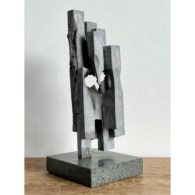 Mid-Century Modern Vintage Boho Brutalist Modernist Sculpture For Sale - Image 3 of 9