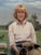Wood British Oil Portrait Painting Camilla Parker Bowles at Wiltshire Farm Prized Sheep & Horses, Signed Diana Douglas Hamilton Dated 2002 For Sale - Image 7 of 12