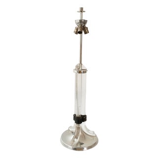 Art Deco Table Lamp attributed to Jacques Adnet for Hilton Hotels, 1930s-1940s For Sale