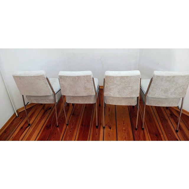 Bauhaus Dining Chairs attributed to Hynek Gottwald, Czechoslovakia, Set of 4 For Sale - Image 4 of 14