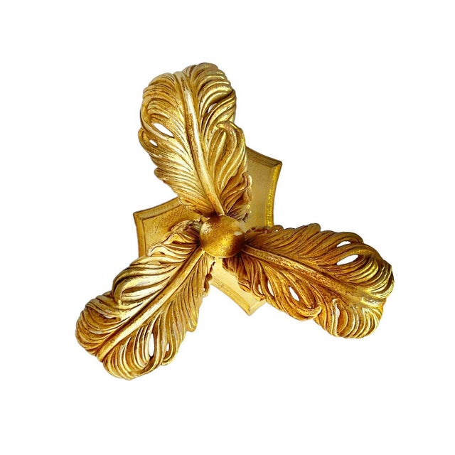 Mid 20th Century Italian Giltwood Side Table With Glass Top For Sale - Image 4 of 10