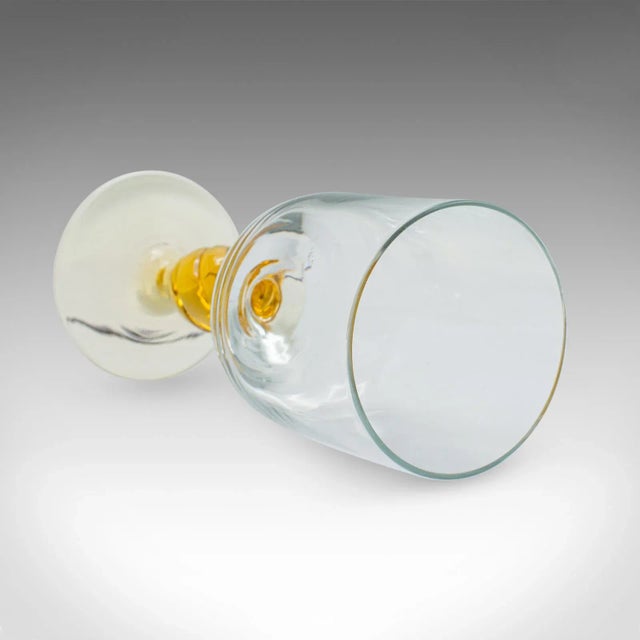 1950's Set of 10 Vintage Stem Glasses For Sale - Image 6 of 9