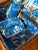 Early 21st Century Kim Seybert Cobalt and White Chinoiserie Picnic Basket - 30 Pieces For Sale - Image 5 of 12