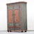 Rustic Farmhouse Folk Art Painted Bridal Cabinet, 1806 For Sale - Image 3 of 15