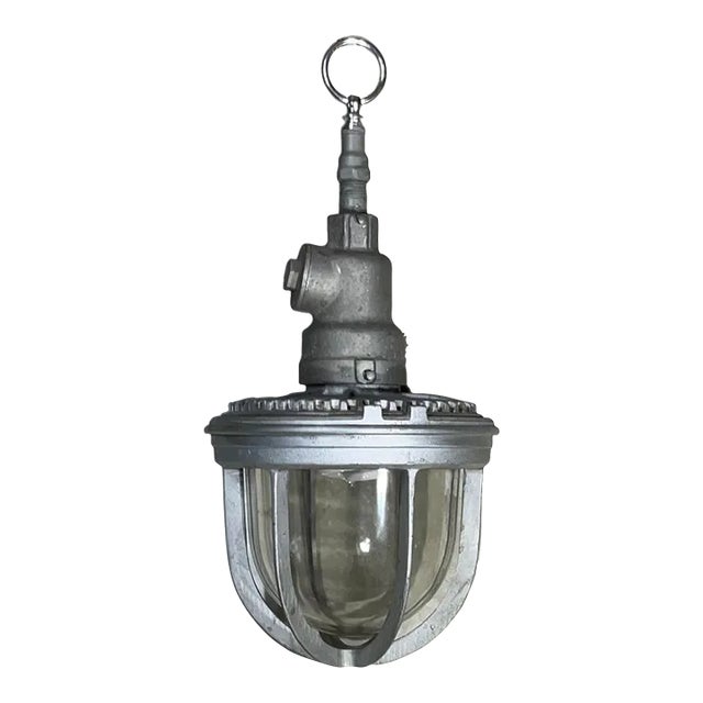 Industrial Pressed Aluminum Pendant Light For Sale