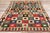 Beige Vintage Persian Lori Checkerboard Rug - 03'10 X 06'01 For Sale - Image 8 of 9
