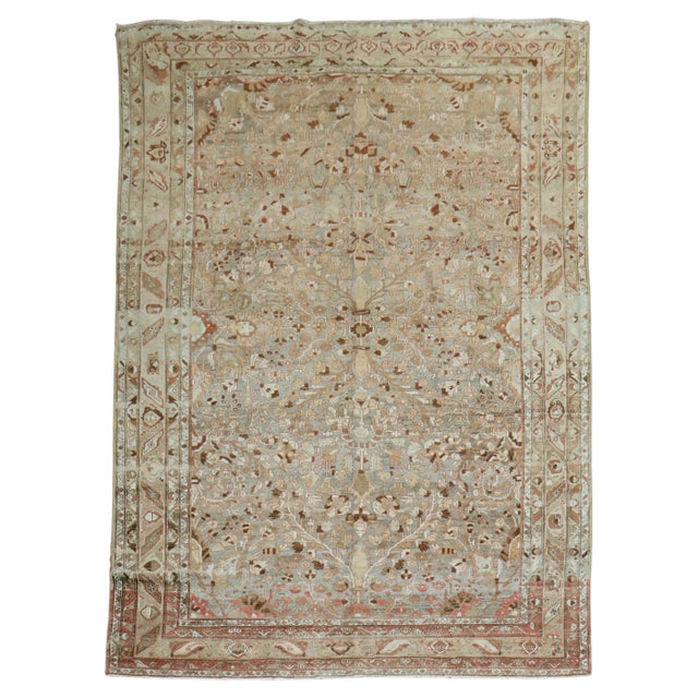Antique Persian Malayer Rug - 8' x 11'6" For Sale - Image 15 of 18