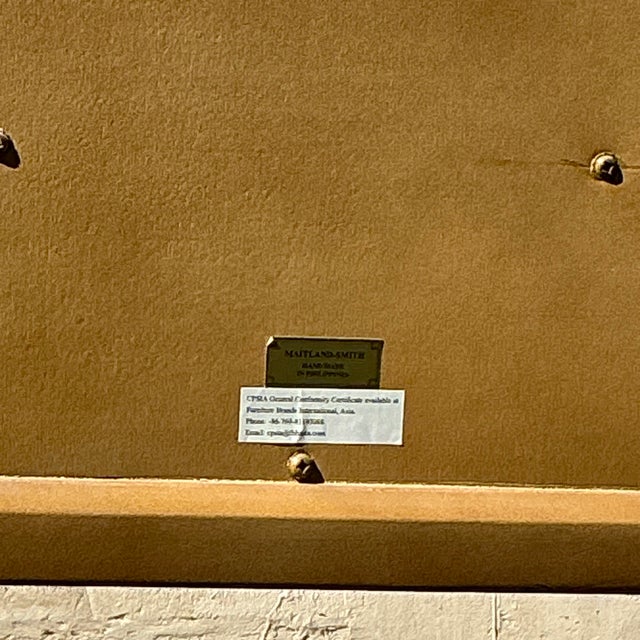 Black Vintage Boho Maitland Smith Specimen Stone Mirror For Sale - Image 8 of 8