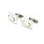 1990s Pair of Bulgari Bvlgari Estate Mens Cufflinks Sterling Silver For Sale - Image 4 of 7