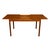 A very fine Mid Century Modern Danish style Teak extending dining table with a butterfly leaf by A.H. MacIntosh, Scotland...