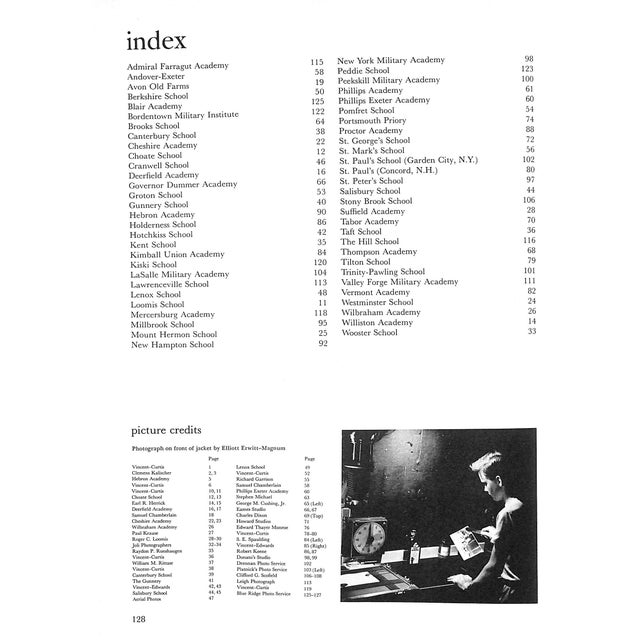 White "Prep Schools: Profiles of More Than Fifty American Schools" 1961 Laney, Al For Sale - Image 8 of 13