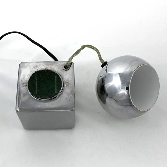 1980s Roxter Corp Vintage Chrome Spotlight For Sale - Image 4 of 12