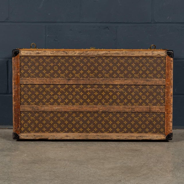 Vintage Cabin Trunk in Monogram Canvas from Louis Vuitton, 1930 For Sale - Image 9 of 18