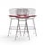 Harry Bertoia for Knoll Mid Century Chrome Bar Stools - Set of 4 Each stool measures: 21 wide x 22 deep x 41.25 inches...