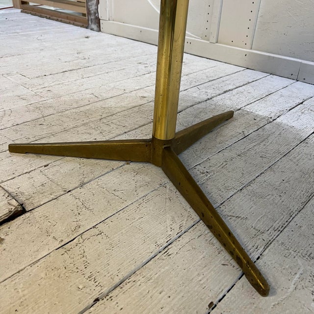 Mosaic Glass and Brass Table Kagan Dunbar Style For Sale - Image 4 of 11