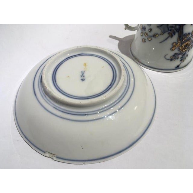 Mid-18th Century Porcelain Cup with Dish from Meissen, Set of 2 For Sale - Image 14 of 16