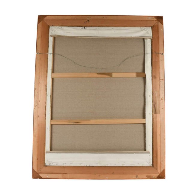 Late 20th Century Framed Signed Zhao Song the Garden at Chateau De Bagatelle Oil on Canvas For Sale In Greensboro - Image 6 of 8