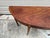 Wood Council Federal Style Mahogany & Satinwood Demilune Console Table For Sale - Image 7 of 12