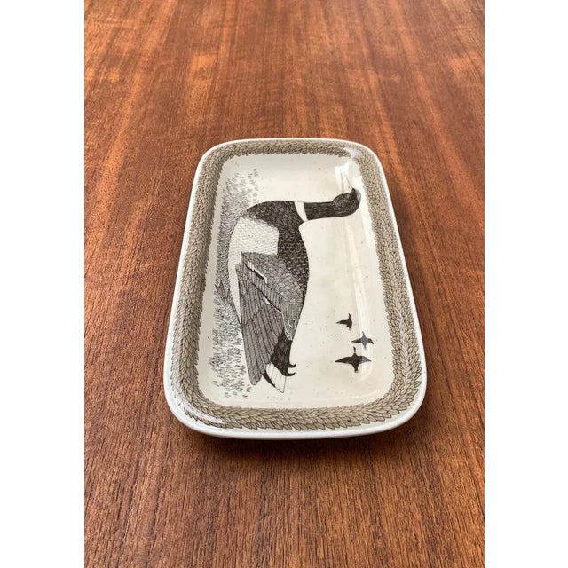 Vintage German Ceramic Bird Plate from Thomas For Sale - Image 3 of 18