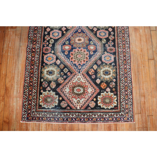 Antique Persian Mahal Carpet - 4'9" x 13'3" For Sale - Image 17 of 18