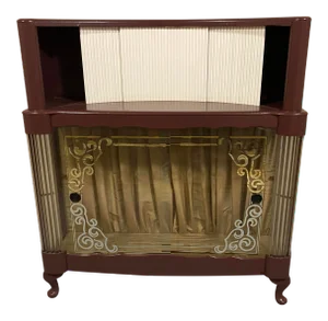 1920s Vintage Barber Shop Cabinet Bar