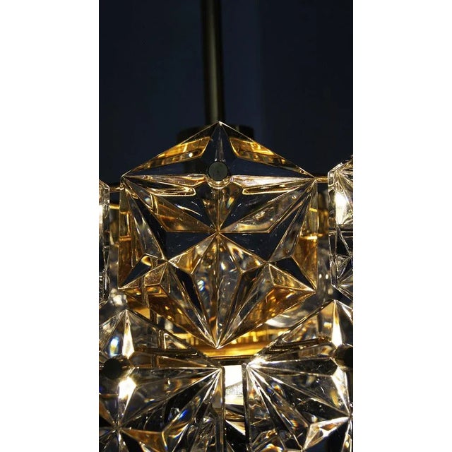 German Chandelier Royal Kristall from Kinkeldey, 1960s For Sale - Image 10 of 11