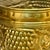Late 20th Century Monumental Vintage English Brass Repoussé Jardinière For Sale - Image 5 of 12