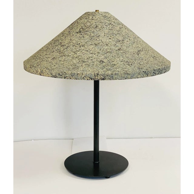 Metal 1970s Gregory Van Pelt Cone Cardboard Table Lamp For Sale - Image 7 of 8