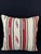 Turkish Hemp Pillow Cushion Natural Beige Red Pillow Cushion Cover 24"x24" For Sale - Image 4 of 4