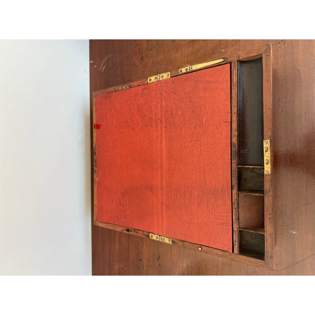 The Best - Georgian Sunburst Inlaid Mahogany Lap Desk C. 1830 For Sale In Boston - Image 6 of 8