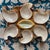 Vintage French Majolica Oyster Plates from Vallauris, 1950s, Set of 2 For Sale - Image 6 of 9