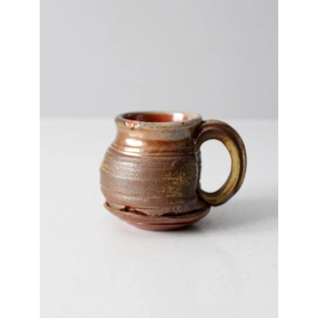 Vintage Amerian Studio Pottery Mug For Sale - Image 6 of 12